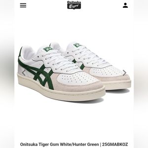 Onitsuka Tiger GSM Men's US 11 white/green EUC